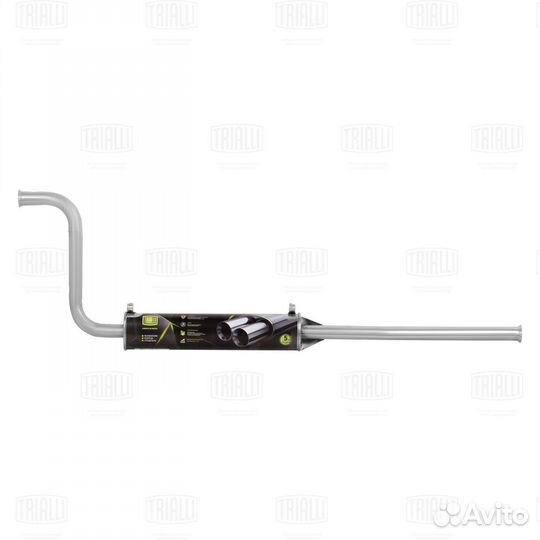 Глушитель Лада 2108 доп резонатор алюм сталь EAM 0