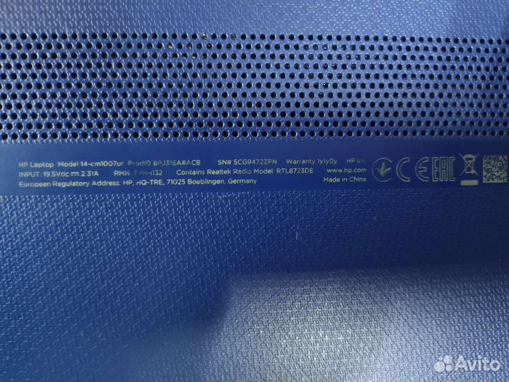 Ноутбук hp