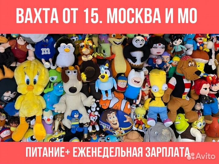 Комплектовщик игрушек вахта с питанием 15/30/45