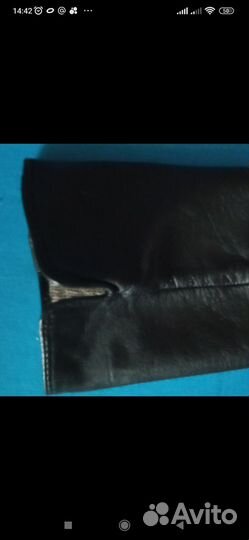 Перчатки из натуральной кожи