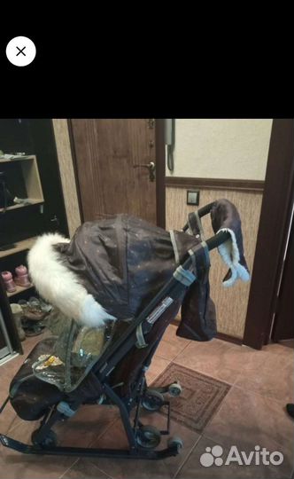 Санки коляска nika