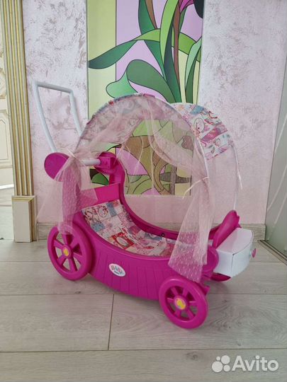 Коляска 2в1 baby born музыкальная