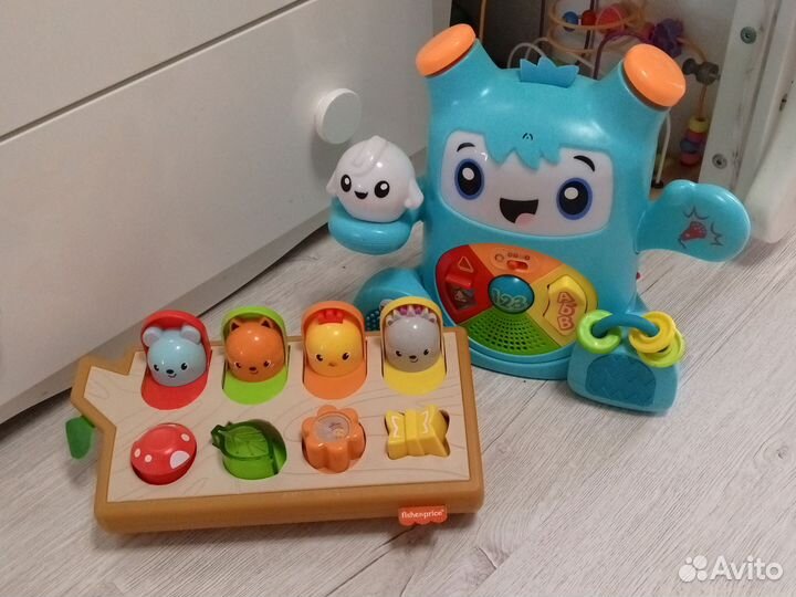 Fisher price развивающая игрушка полено