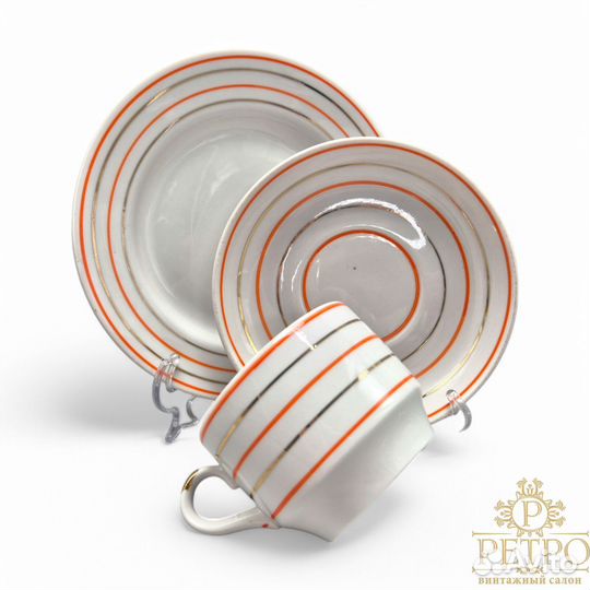 Чайное трио Радиоволны Вербилки СССР