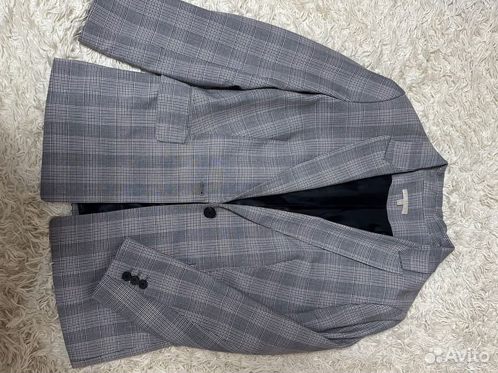 Пиджак серый