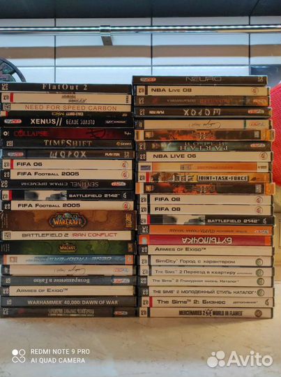 Компьютерные игры на DVD и CD дисках новые б.у