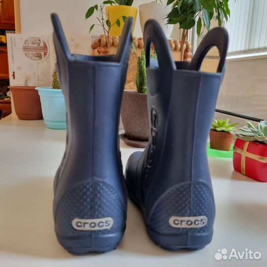 Сапоги резиновые crocs на мальчика