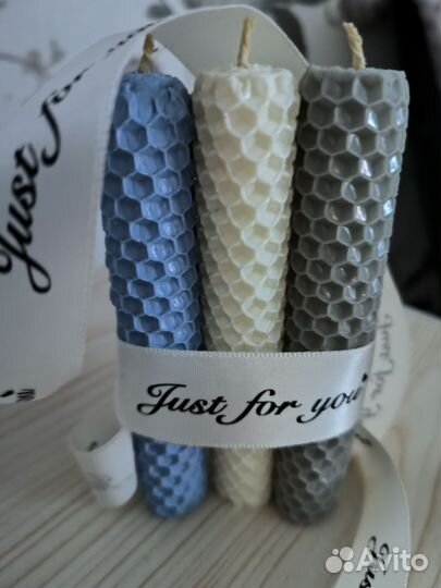 Свечи из вощины ручной работы