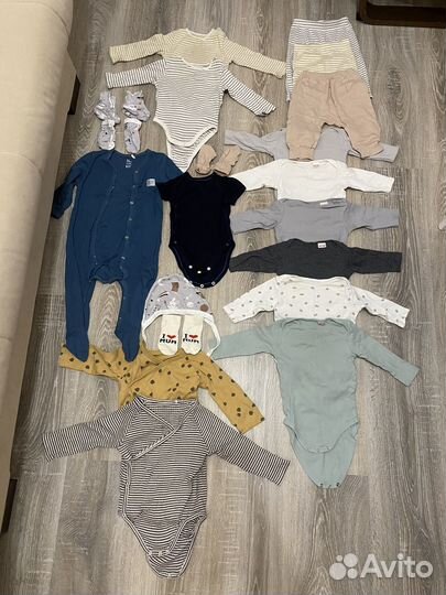 Комплект боди zara, sela, uniqlo, заяц меховой