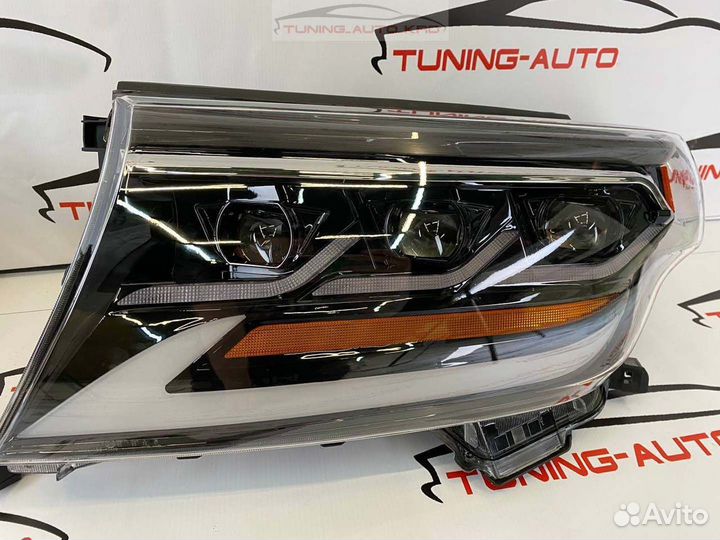 Фары Toyota Land Cruiser 200 Lexus style C8516