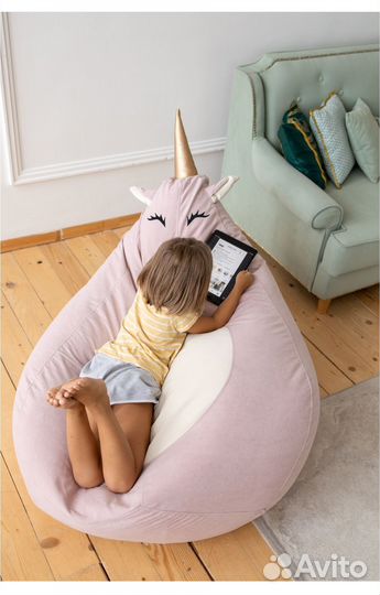 Кресло мешок груша Единорог