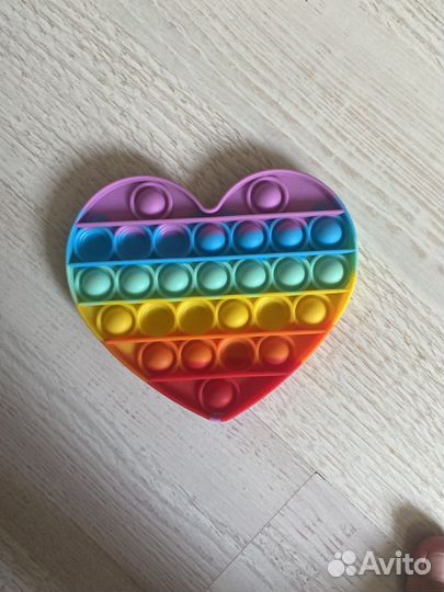 Поп ит форме сердца