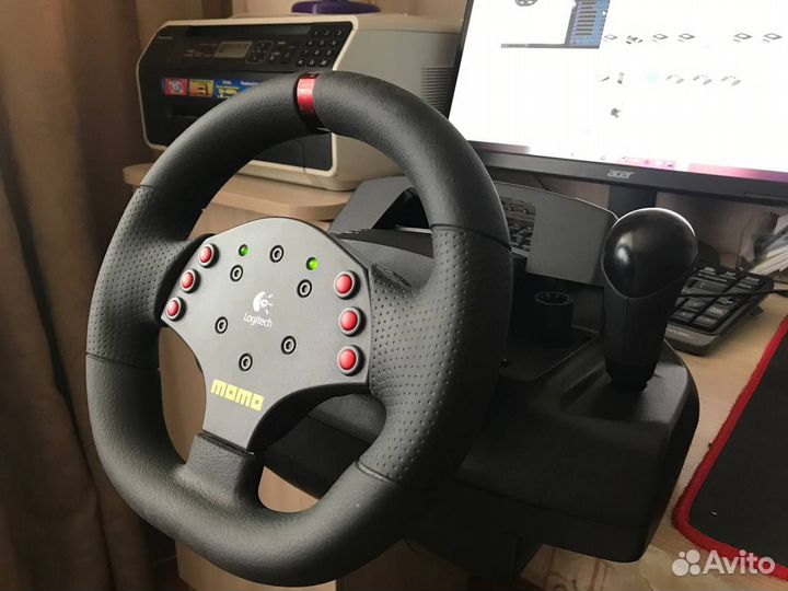 Руль Logitech momo 900 + комплект