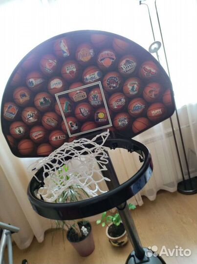 Баскетбольное кольцо со щитом (90/135), стойка