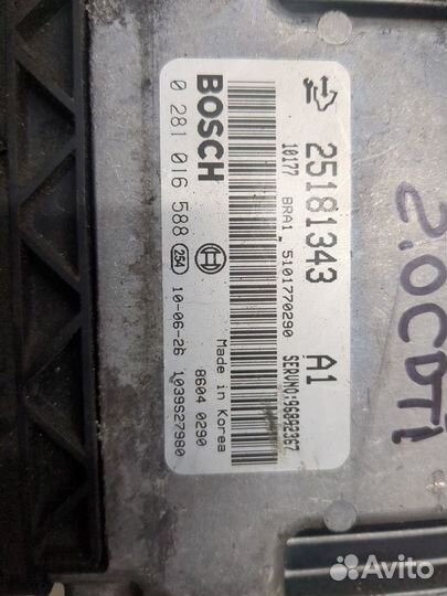 Блок управления двигателем Opel Antara, 2007