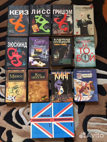 Книги бестселлеры: триллеры/детективы и пр