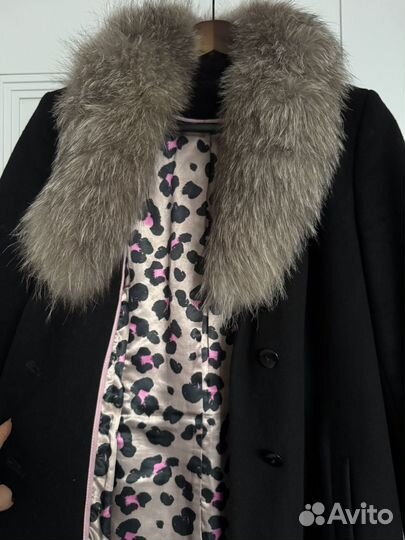 Пальто зимнее из шерсти и кашемира