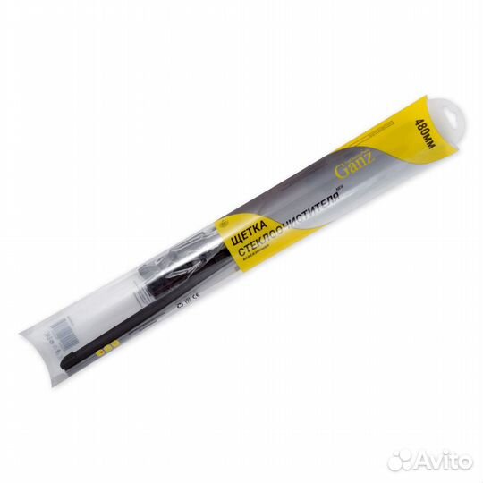 Щетка стеклоочистителя 480 мм бескаркасная 1 шт (1