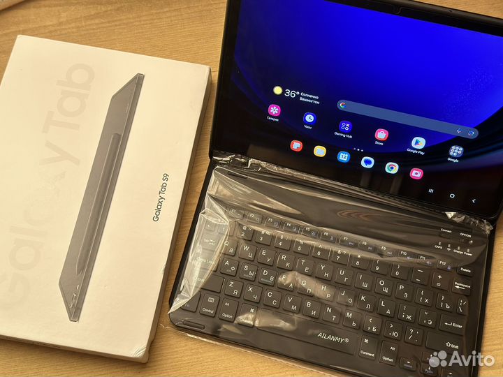Samsung Galaxy tab s9 + чехол клавиатура
