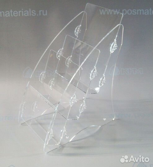 Настольная трехсекционная буклетница 