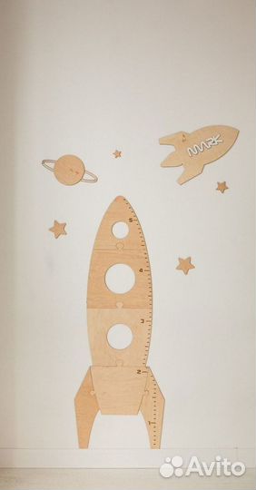 Ростомер детский из фанеры