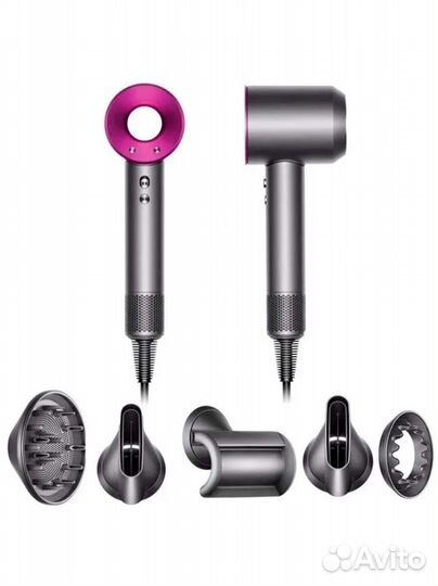 Фен для волос аналог Dyson+5 насадок