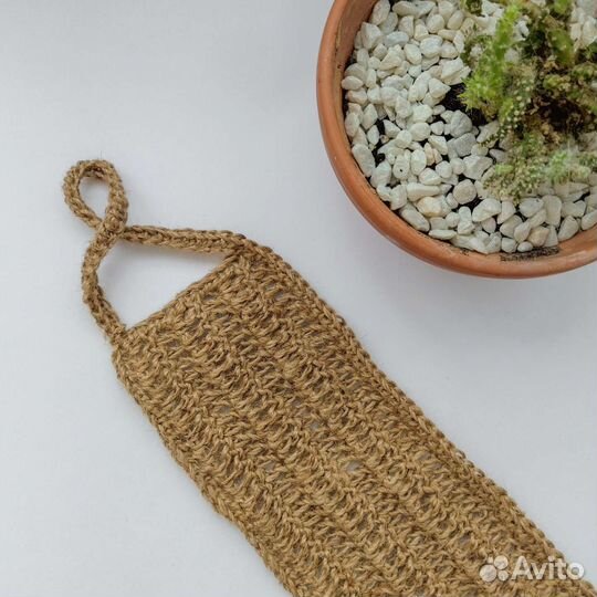 Мочалки банные из джута