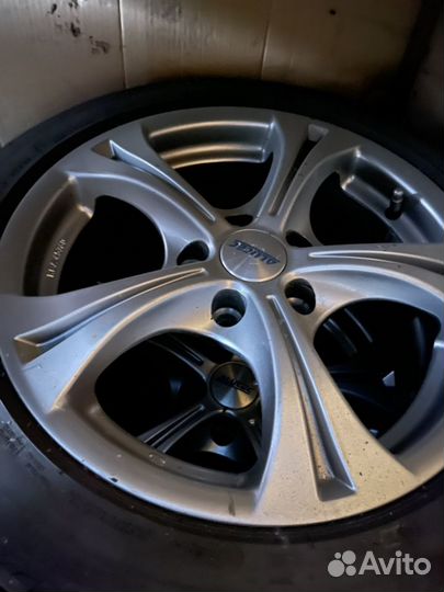 Литые диски, резина колеса 215/45 R16 5/110 opel