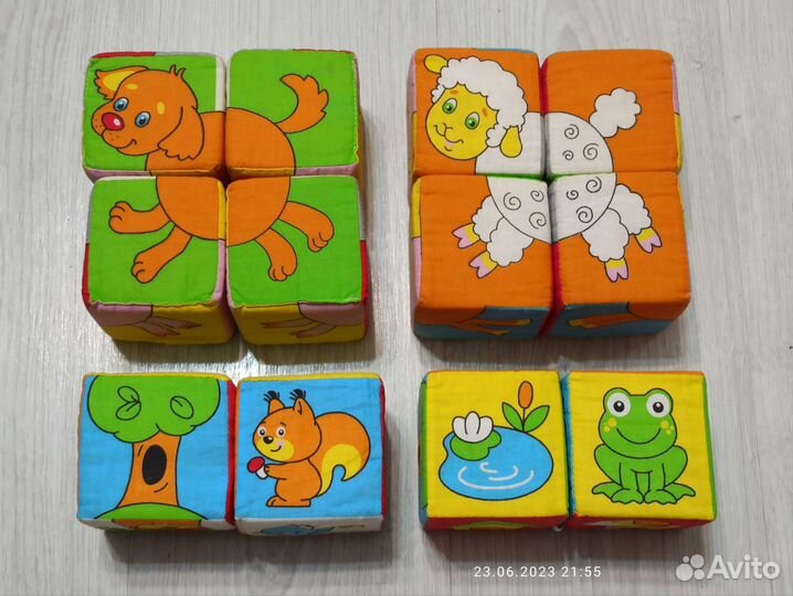 Мягкие кубики