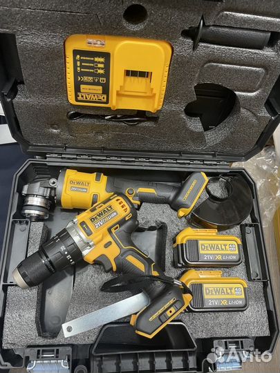 Шуруповерт и болгарка 125 dewalt