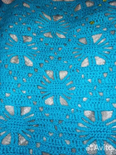 Платок шаль ручная вязка