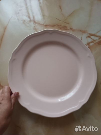 Тарелки Икея IKEA розовые