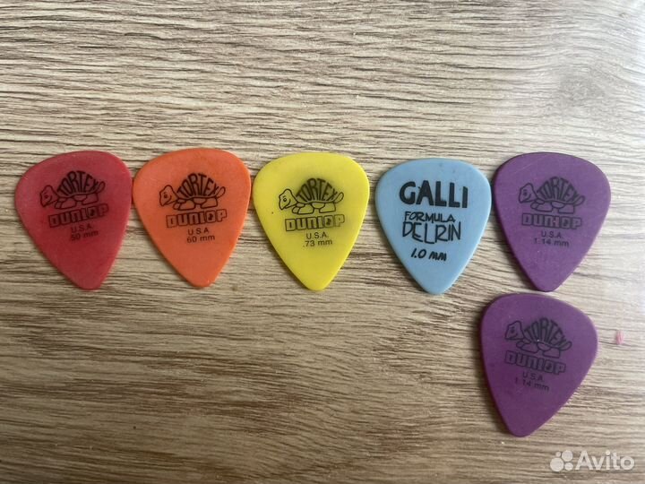 Медиаторы для гитары (комплект)