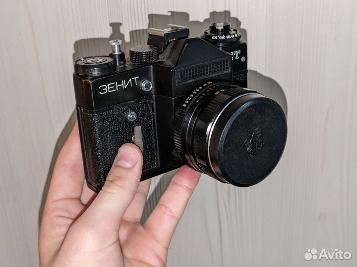 Плёночный фотоаппарат zenit ET и helios 44m4