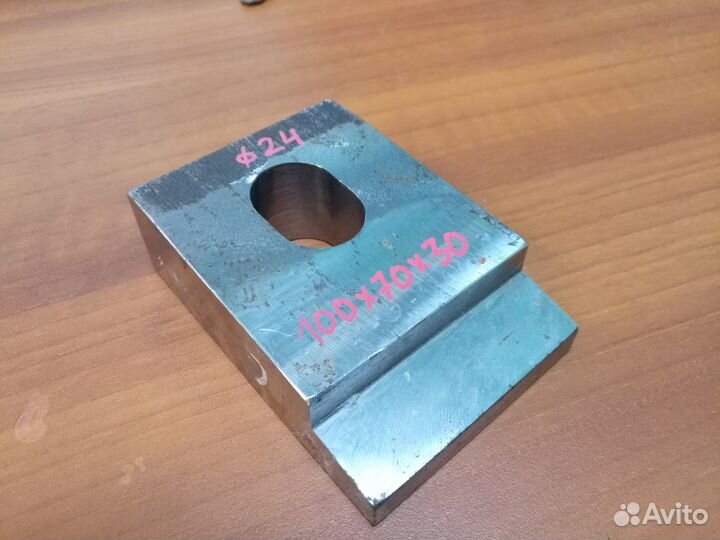 Накладка упорно-прижимная подкранового пути 100х70