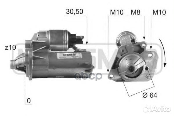 Стартер renault/nissan 1.5dci 1.4kw 220396 220396