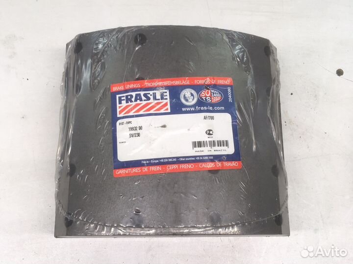 Накладки тормозные, 413х203;STD, Fras-le, 19932 00