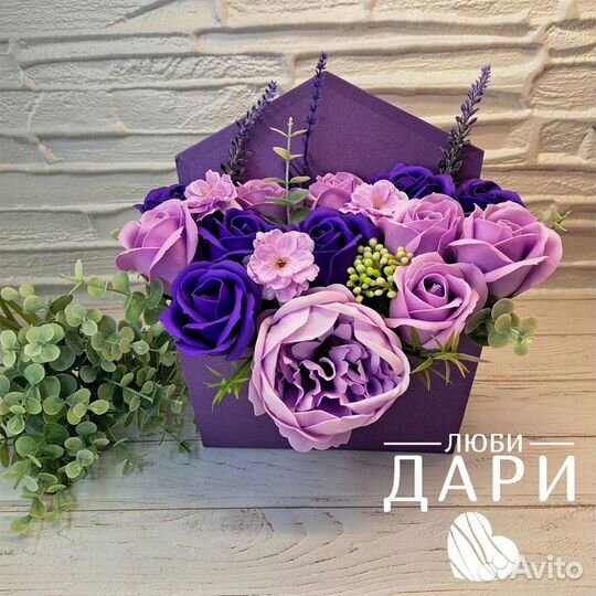 Букеты из мыльных цветов