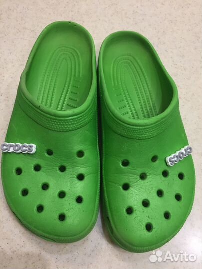 Шлёпанцы Crocs(8/10),сабо резина Италия(41)