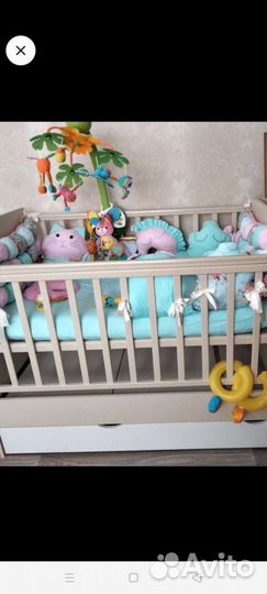 Бортики в детскую кроватку