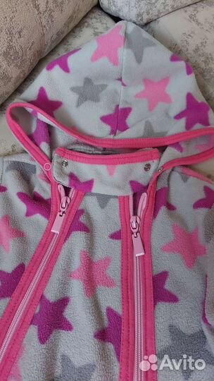 Комбинезон флисовый для девочек