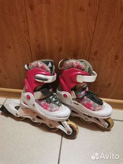 Роликовые коньки (30-33) раздвижные + защита