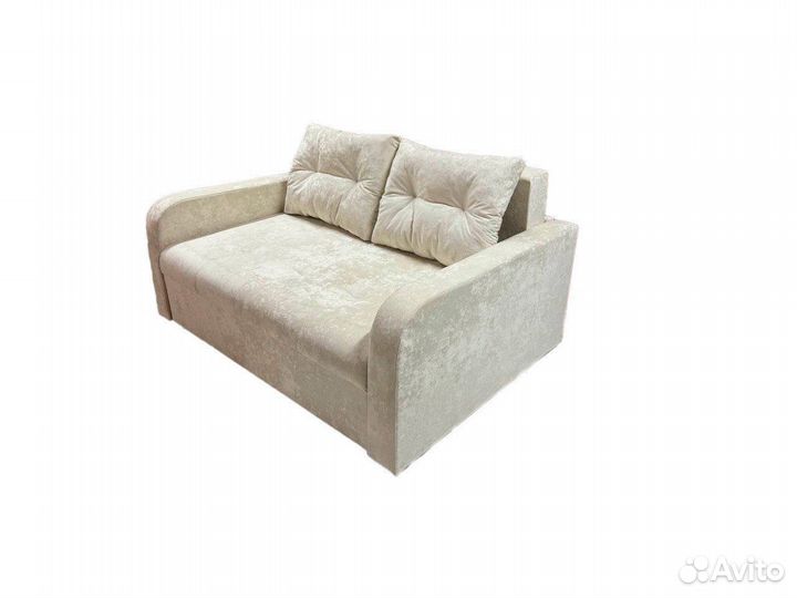 Диван-кровать Мини-Люкс (флок молочный) 120 x 190