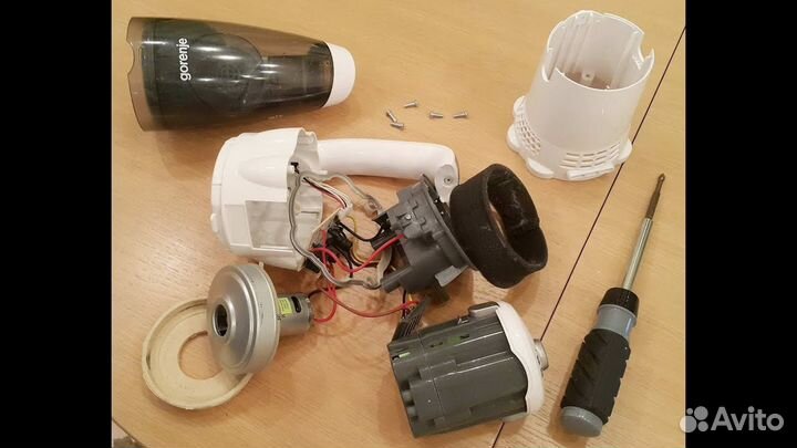 Ремонт вертикальных пылесосов