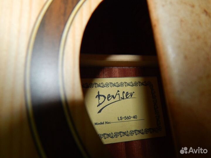 Акустическая гитара deviser LS-560-40