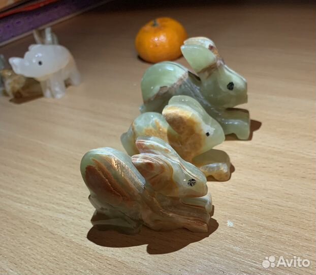 Фигурки подарочные из оникса ручная работа