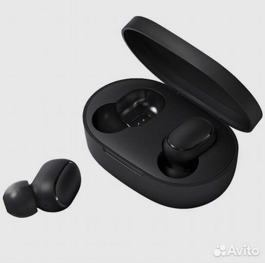 Безпроводные наушники черные