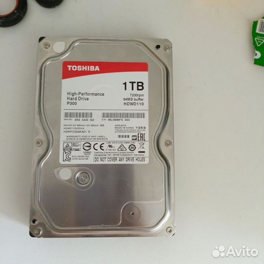 Жёсткий диск toshiba 1TB