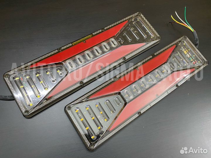 Задние светодиодные фонари LED 24В Х3 «Иксы»