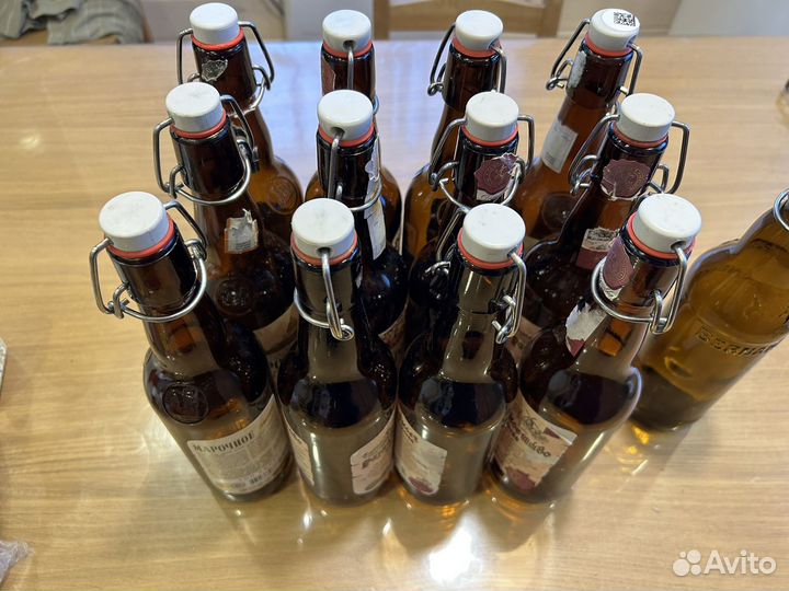 Бутылки с бугельной пробкой